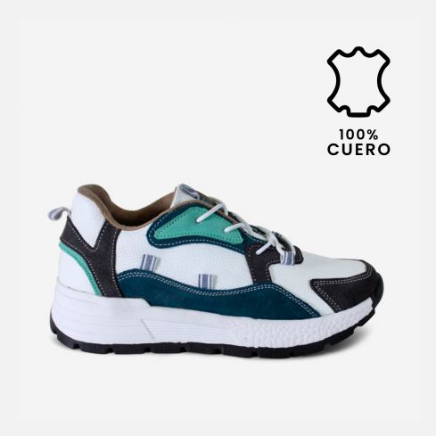 Zapatilla Puro Cuero 871