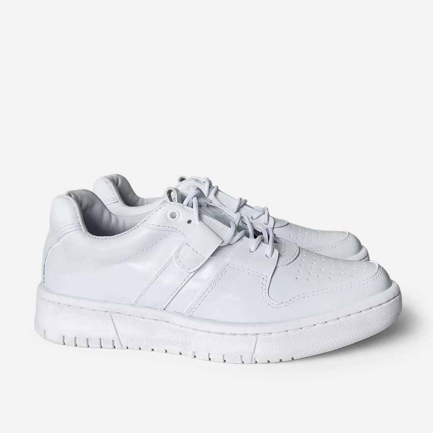 zapatilla  Puro Cuero  1103 -  Blanco