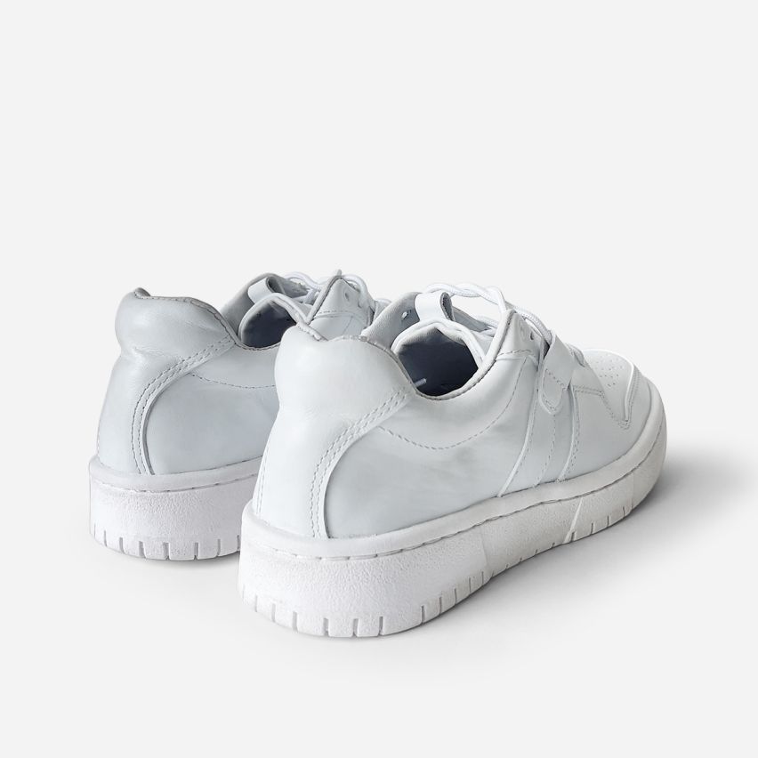 zapatilla  Puro Cuero  1103 -  Blanco