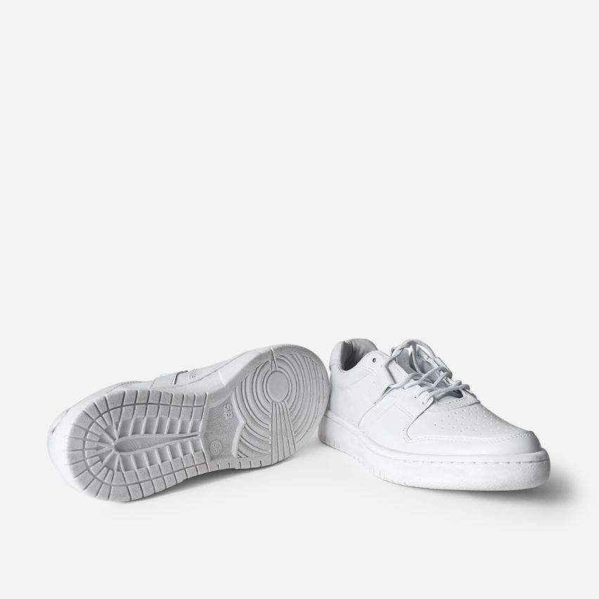 zapatilla  Puro Cuero  1103 -  Blanco
