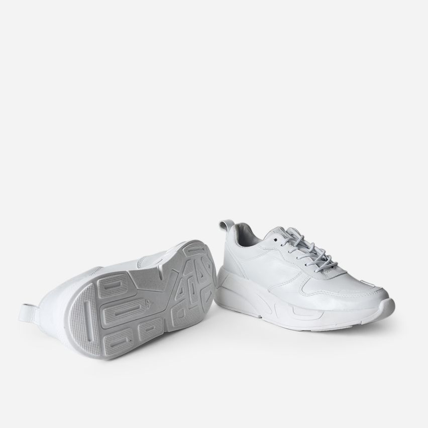 zapatilla  Puro Cuero  1102 -  Blanco
