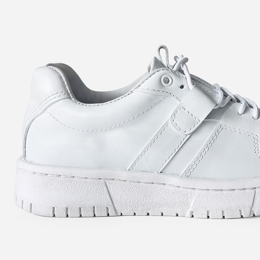 zapatilla  Puro Cuero  1103 -  Blanco