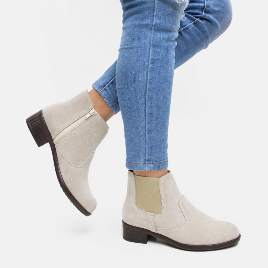 Botin Puro Cuero 732 Blanco