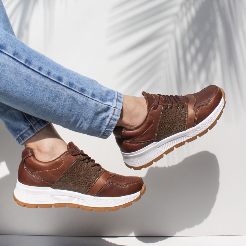 Zapatilla Puro Cuero 1109