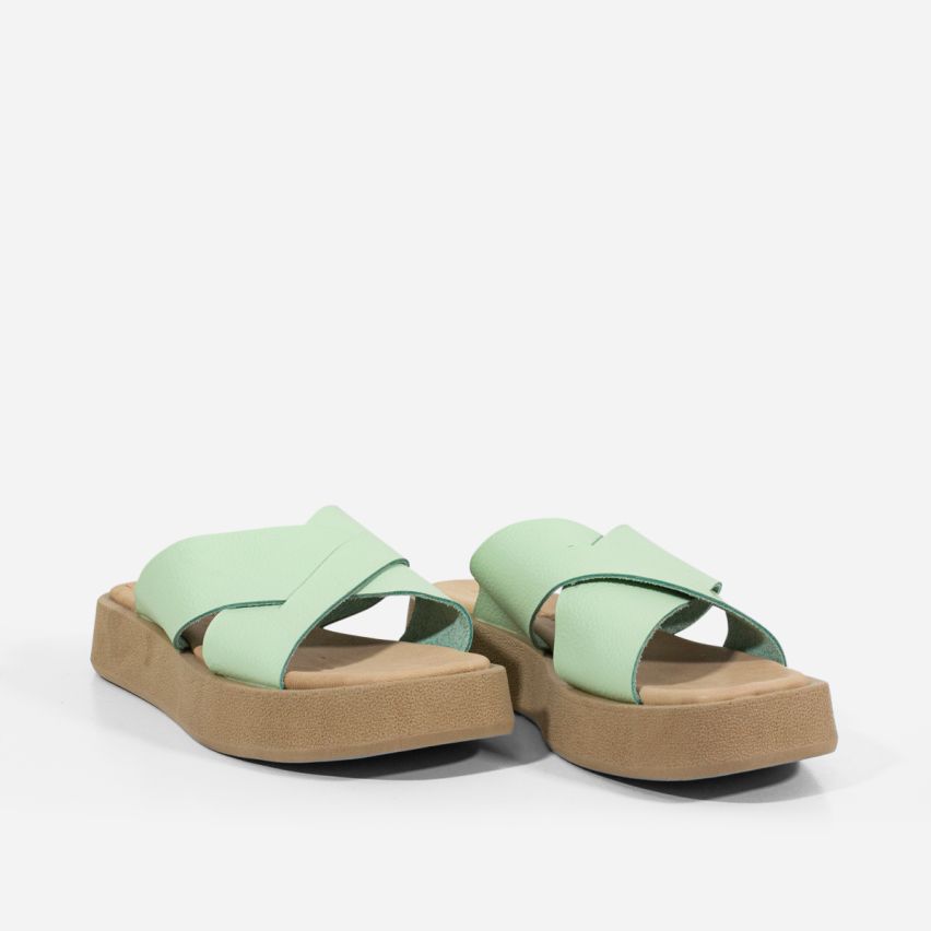 Sandalia Puro Cuero 1004 - MENTA