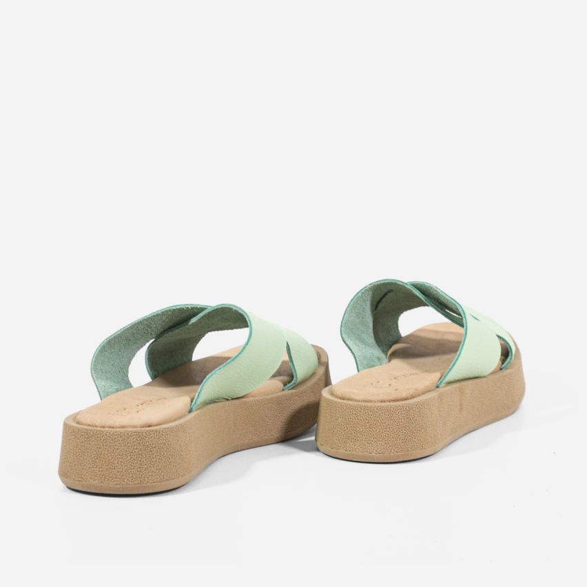 Sandalia Puro Cuero 1004 - MENTA