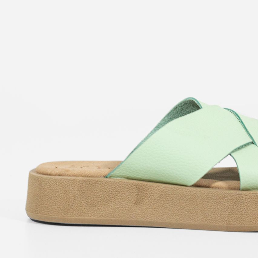 Sandalia Puro Cuero 1004 - MENTA