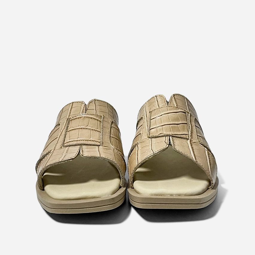 Sandalia Puro Cuero 1005 Beige