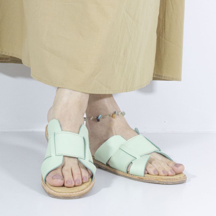 Sandalia Puro Cuero 1005 - MENTA