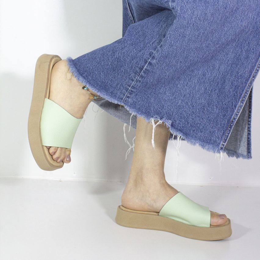 Sandalia Puro Cuero 1006 - MENTA