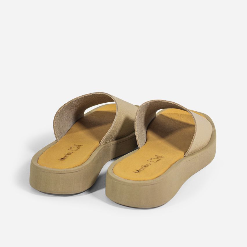 Sandalia Puro Cuero 1006 - Natural