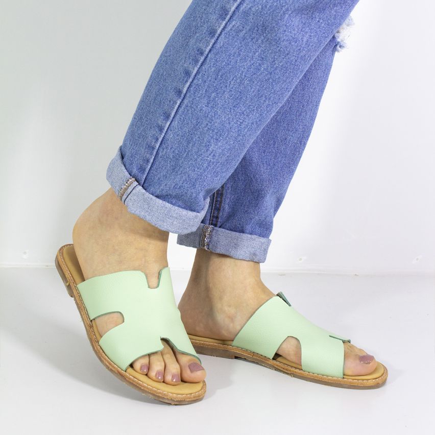 Sandalia Puro Cuero 1008 - MENTA