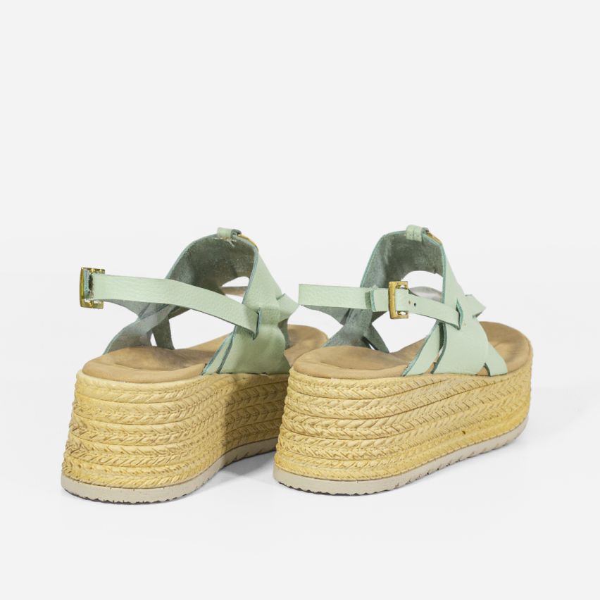 Sandalia Puro Cuero 1019 - MENTA