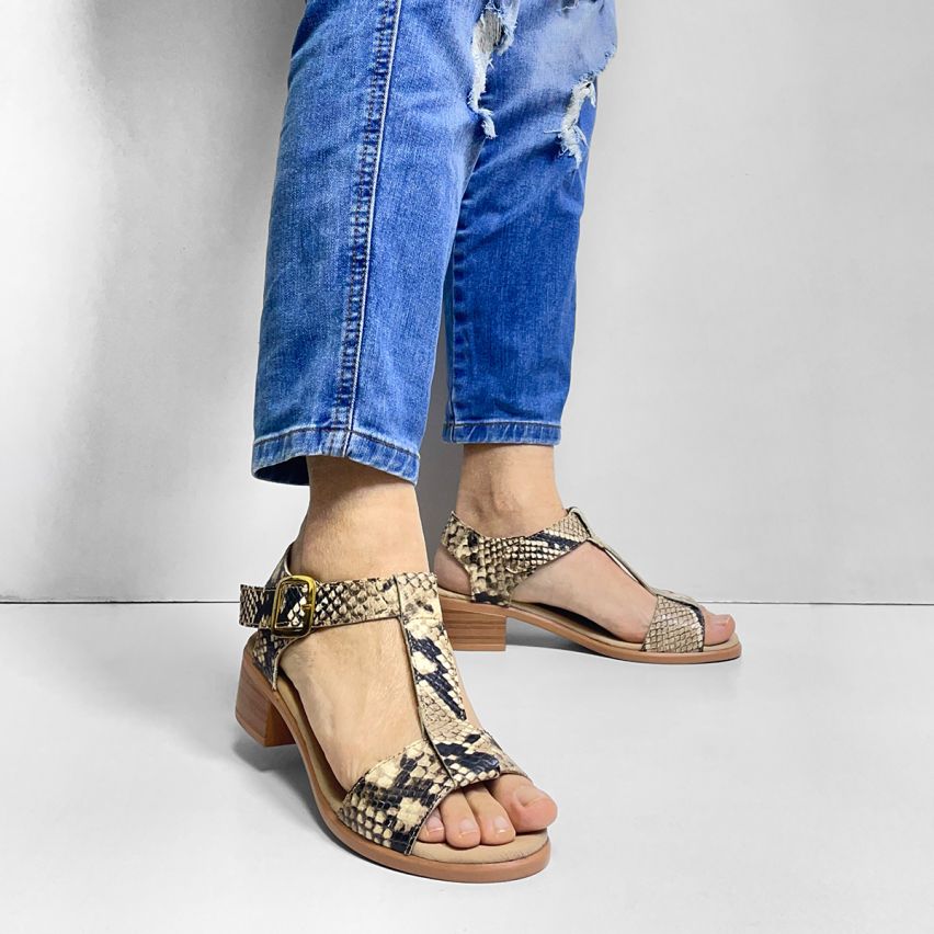 Sandalia Puro Cuero 1027 Print