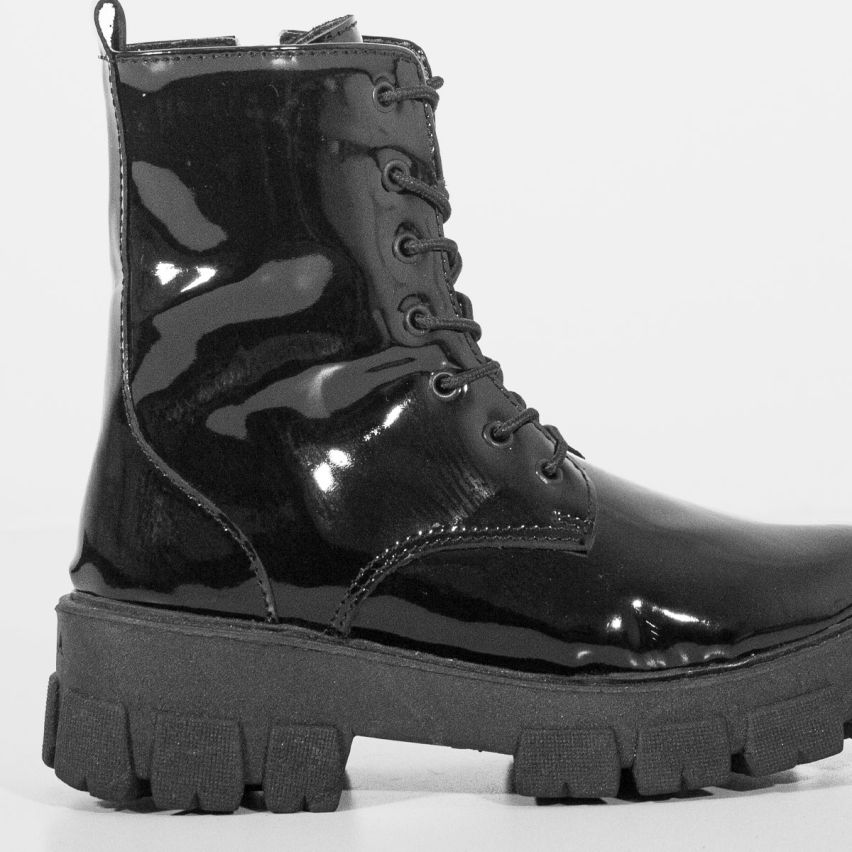 Botines Puro Cuero 1039 - CHAROL