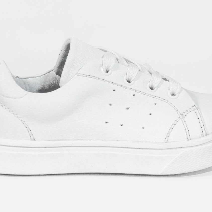 Zapatilla Puro Cuero 1042 - BLANCO