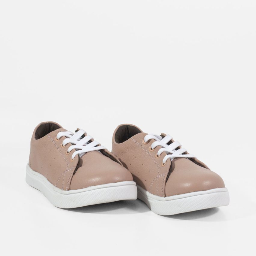 Zapatilla Puro Cuero 1042 - NUDE