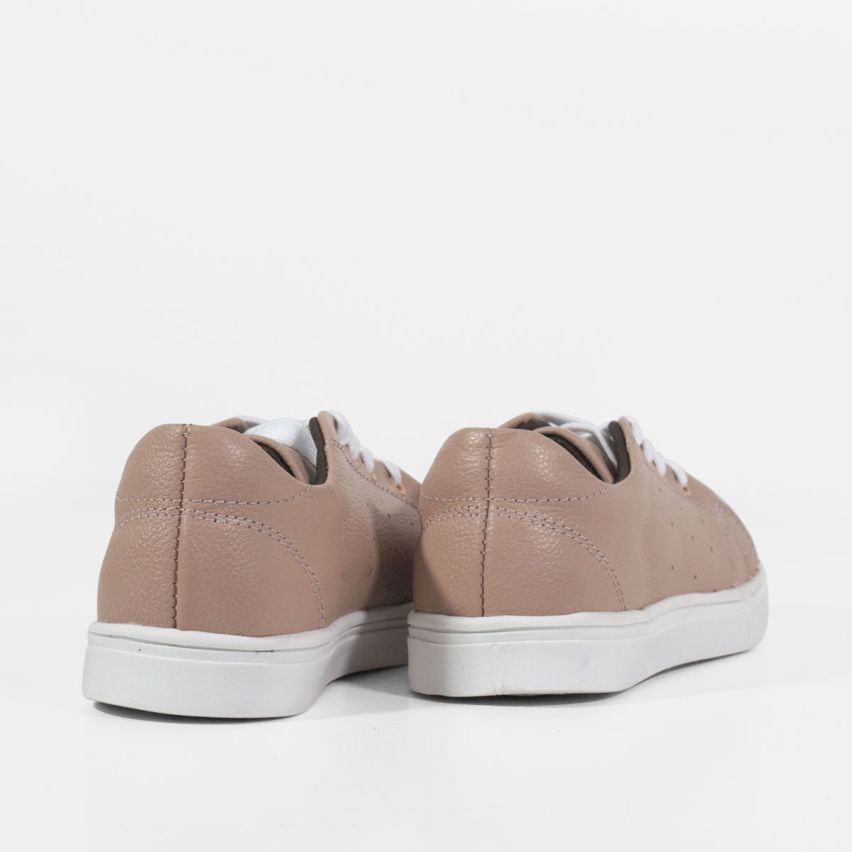 Zapatilla Puro Cuero 1042 - NUDE