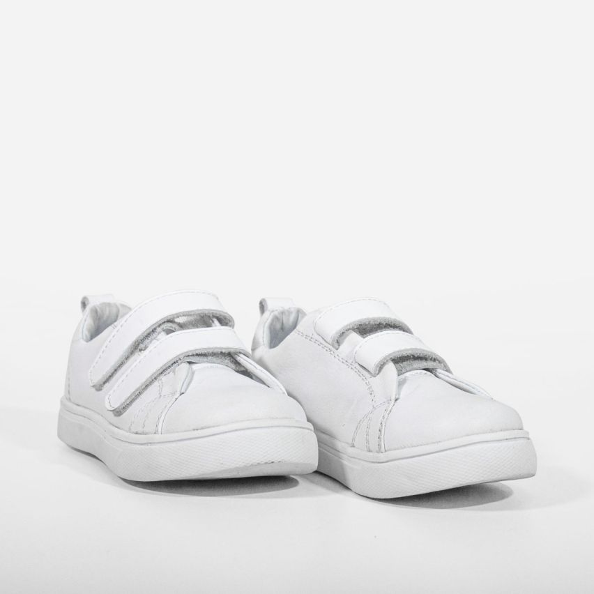 Zapatilla Puro Cuero 1043 - BLANCO