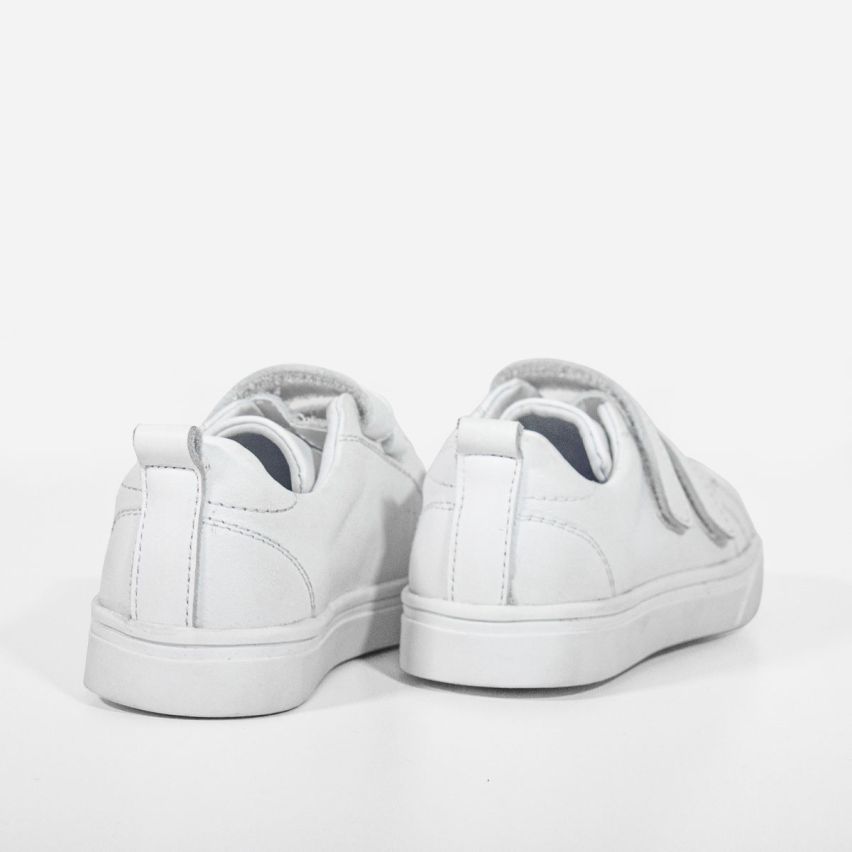 Zapatilla Puro Cuero 1043 - BLANCO