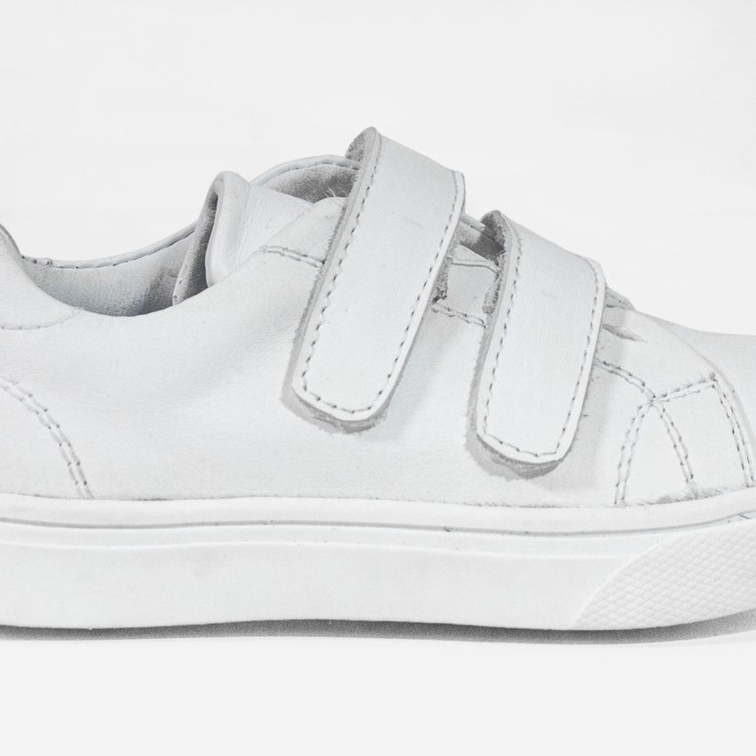 Zapatilla Puro Cuero 1043 - BLANCO