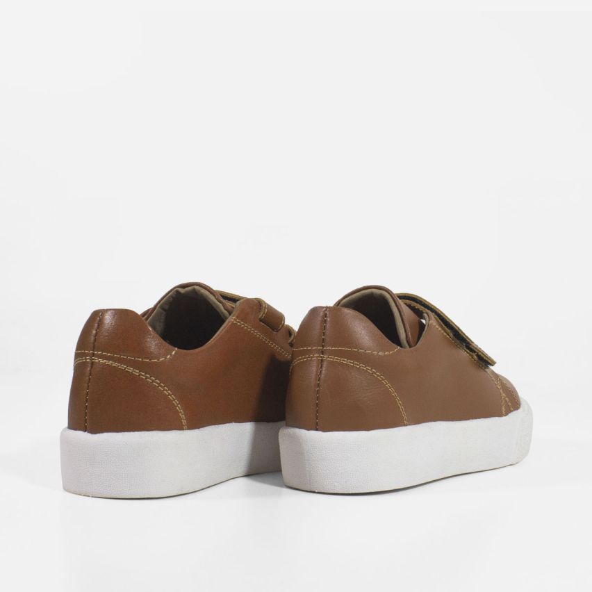 Zapatilla Puro Cuero 1043 - CARAMELO