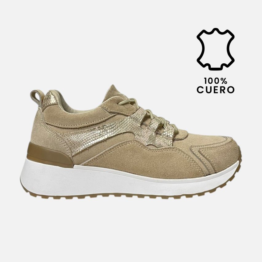Zapatilla Puro Cuero 1049