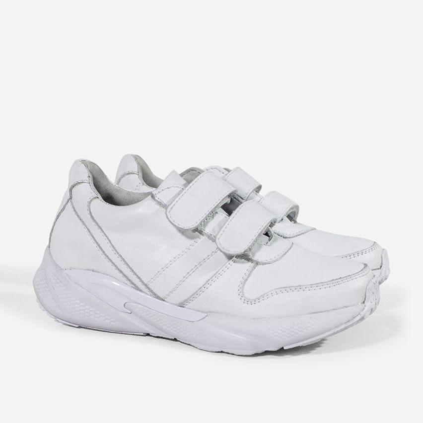 zapatilla  Puro Cuero  1057 -  Blanco