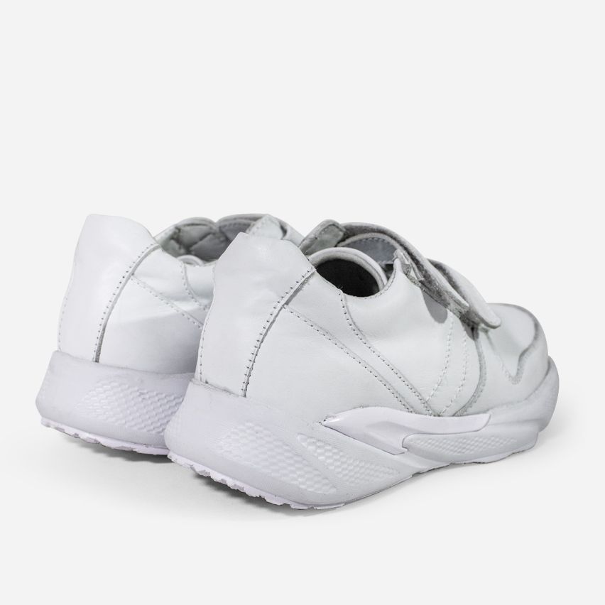 zapatilla  Puro Cuero  1057 -  Blanco