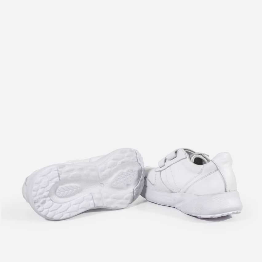 zapatilla  Puro Cuero  1057 -  Blanco