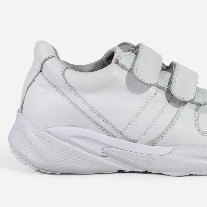 zapatilla  Puro Cuero  1057 -  Blanco