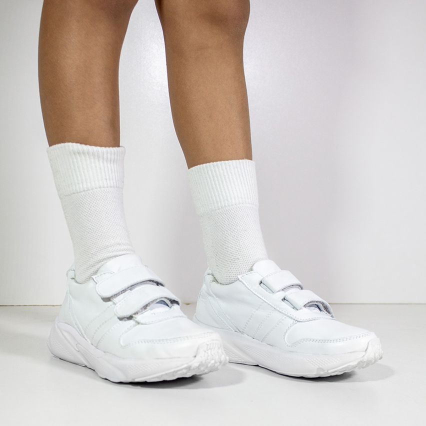 zapatilla  Puro Cuero  1057 -  Blanco