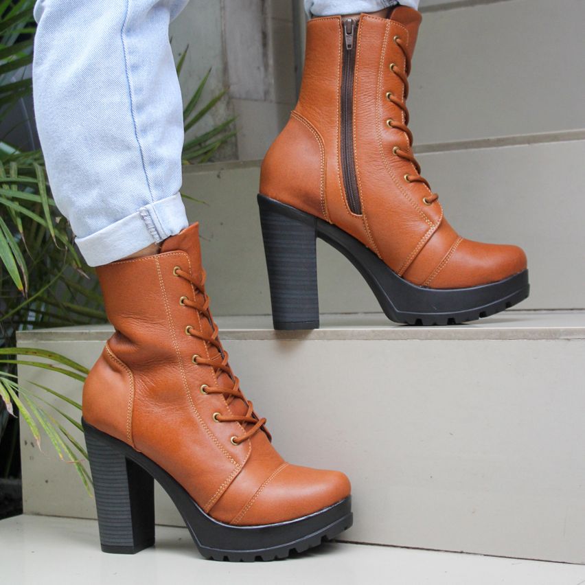 Bota Puro Cuero 1060 Miel