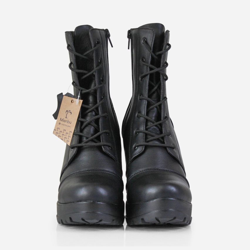 Bota Puro Cuero 1060 Negro