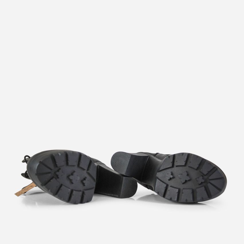 Bota Puro Cuero 1060 Negro