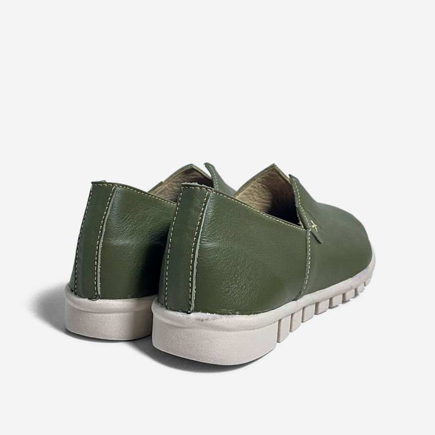 Mocasín Puro Cuero 1063 Verde