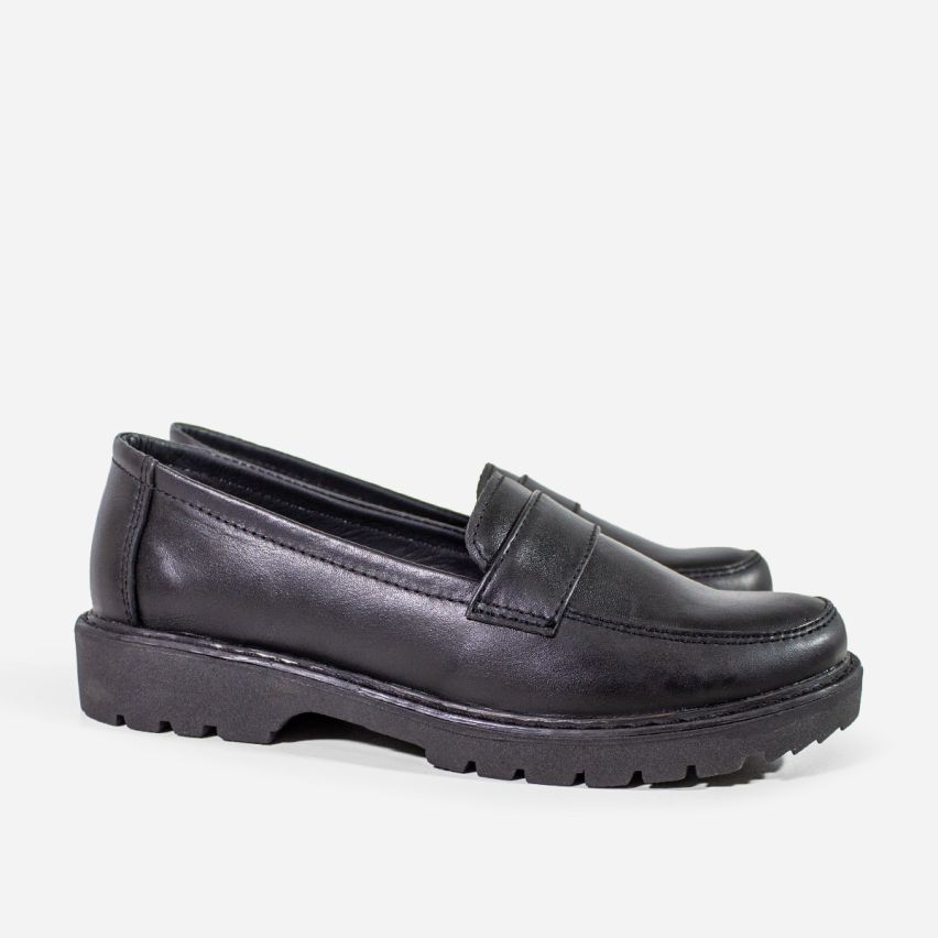 Zapato Puro Cuero 1065 -  Negro