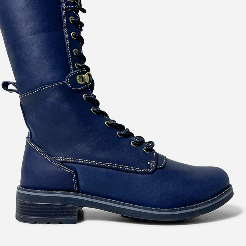 Bota Puro Cuero 1068 Azul