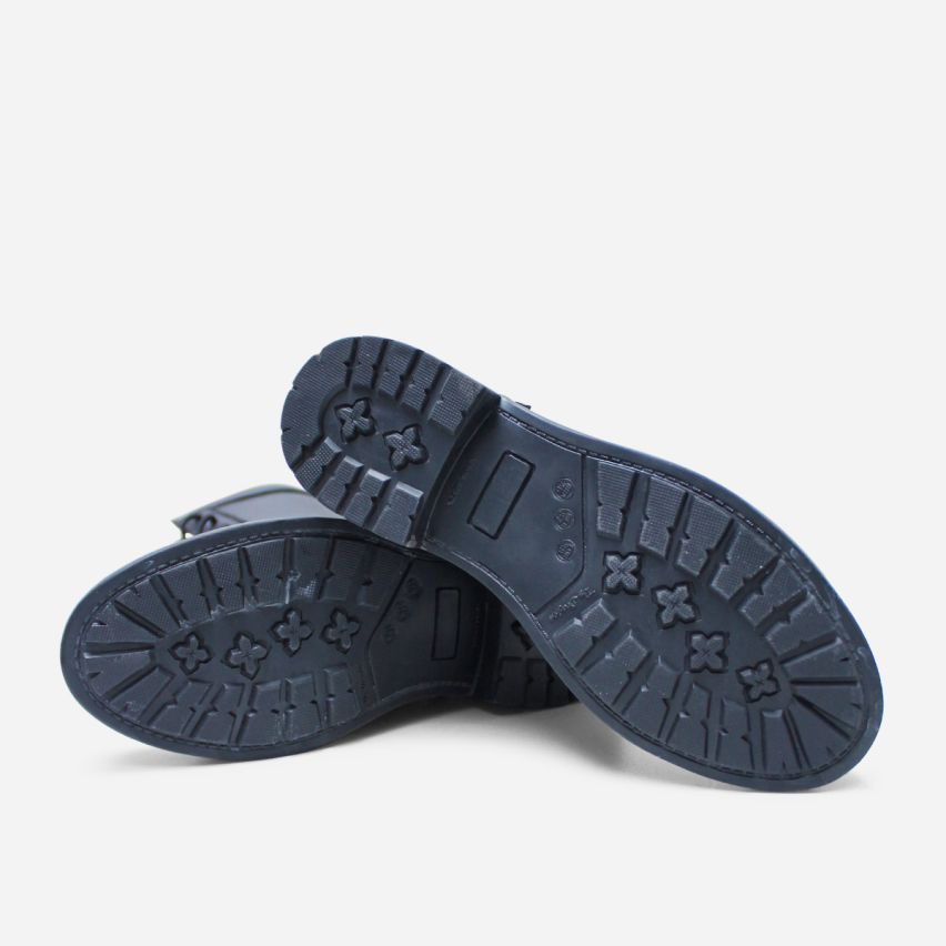 Bota Puro Cuero 1068 Negro