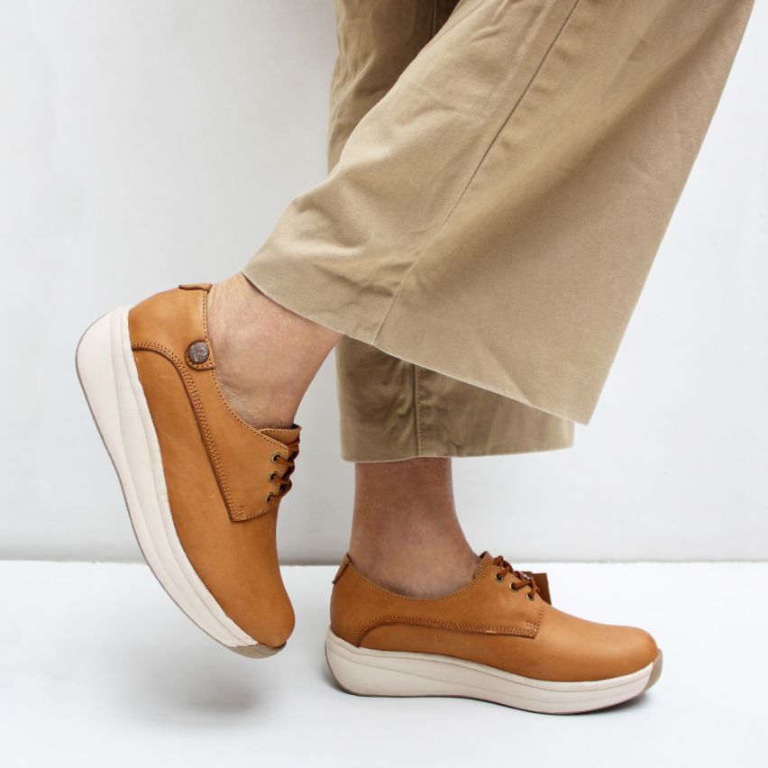 Zapato Puro Cuero 1070 Miel