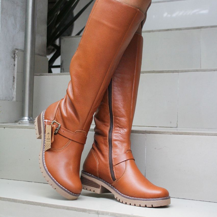 Bota Puro Cuero 1081 Miel