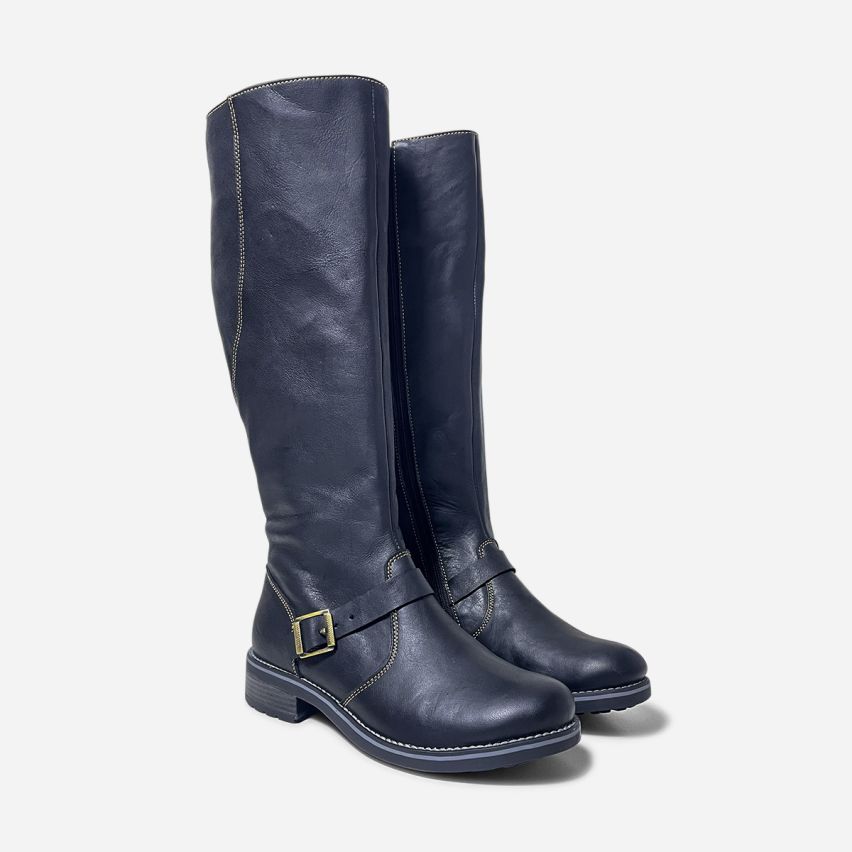 Bota Puro Cuero 1081 Negro