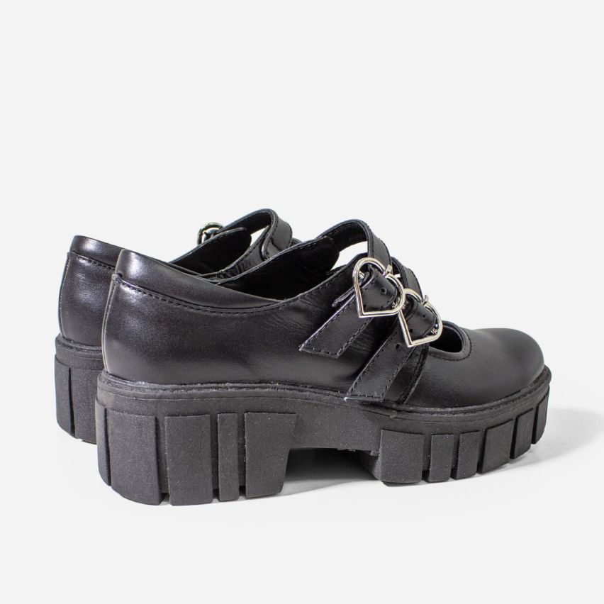 Zapato Puro Cuero 1105 -  Negro