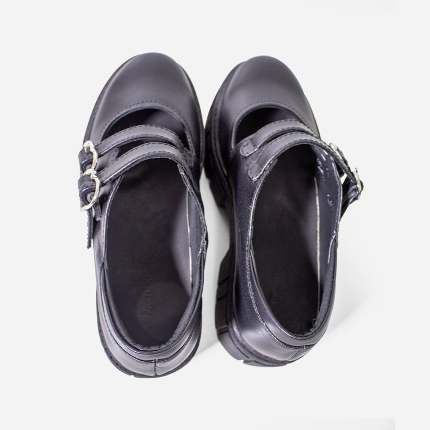Zapato Puro Cuero 1105 -  Negro