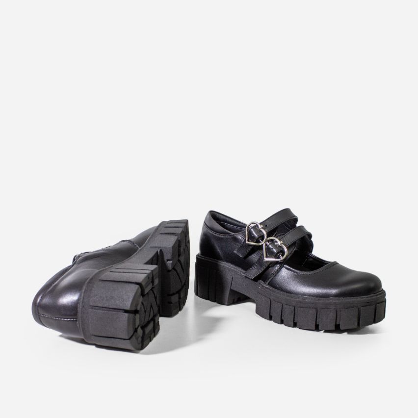 Zapato Puro Cuero 1105 -  Negro