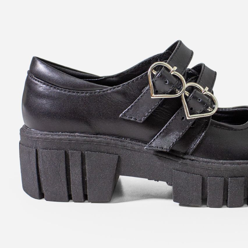 Zapato Puro Cuero 1105 -  Negro