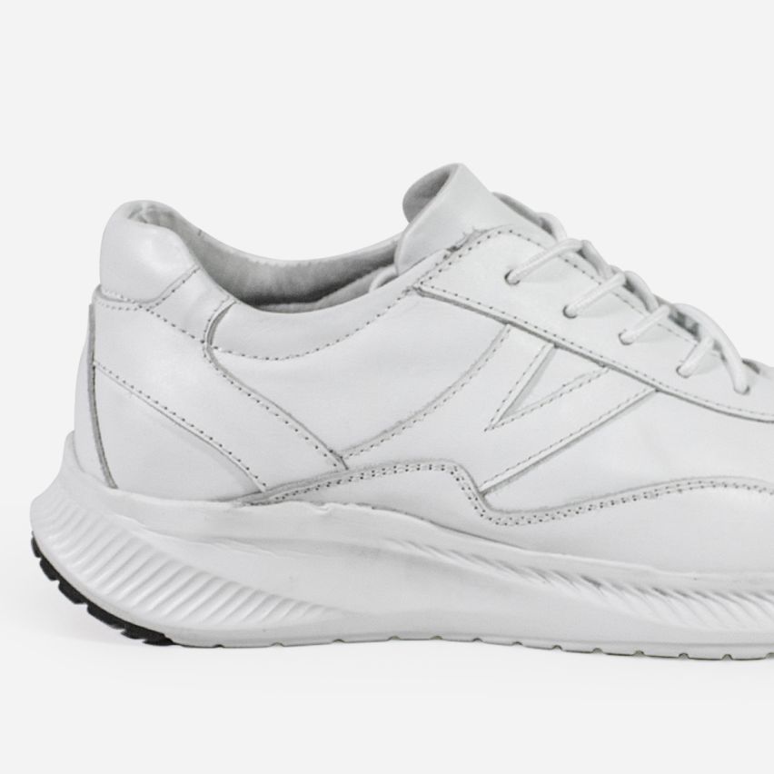 zapatilla  Puro Cuero  425 -  Blanco