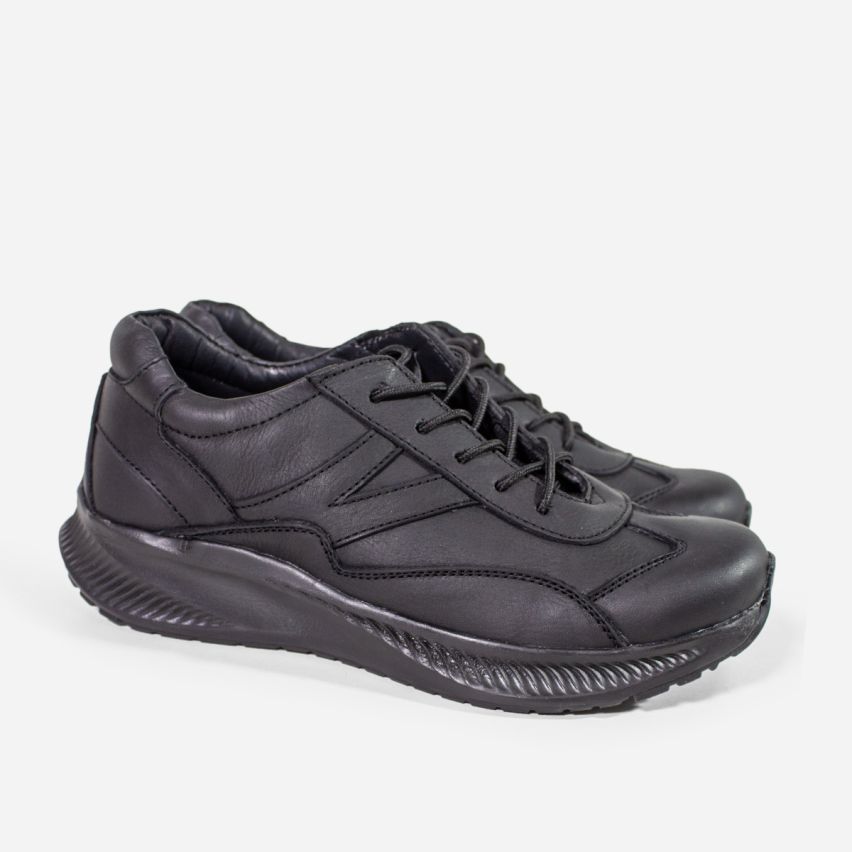 zapatilla  Puro Cuero  425 -  Negro