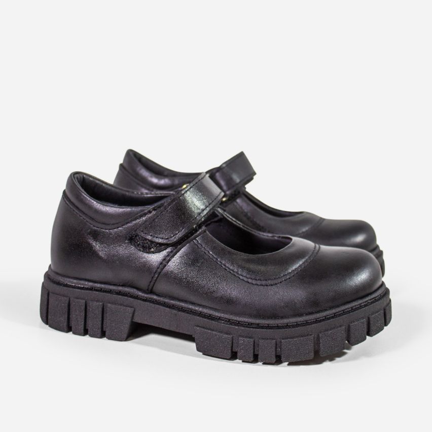 Zapato Puro Cuero 1098 B -  Negro