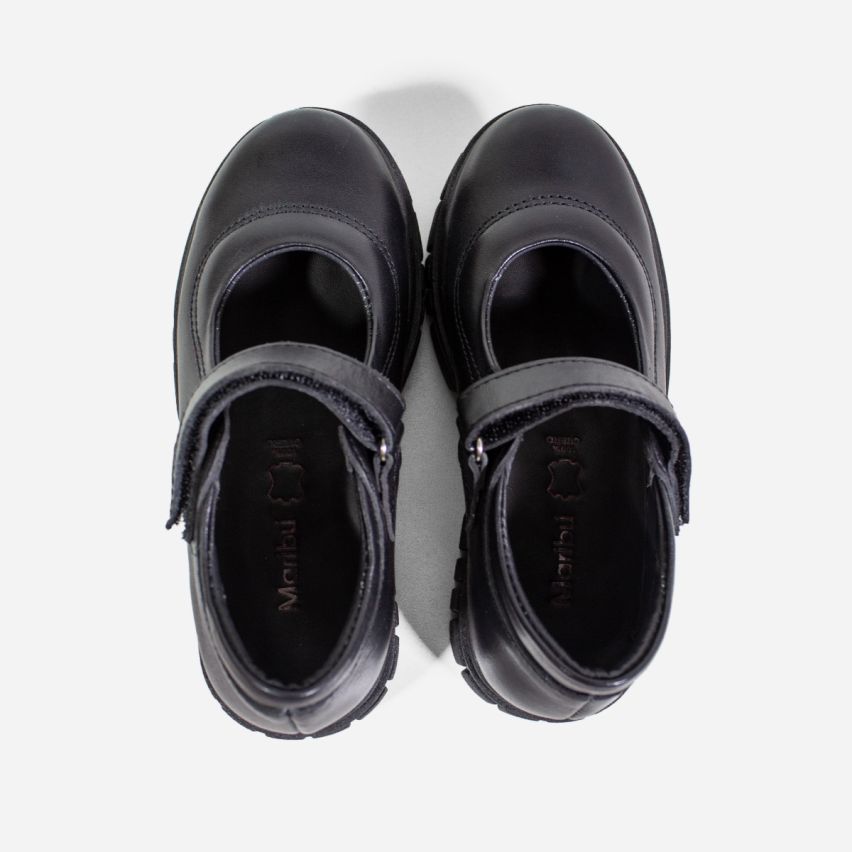 Zapato Puro Cuero 1098 B -  Negro